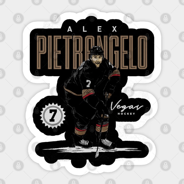 Alex Pietrangelo Vegas Card Sticker by ClarityMacaws